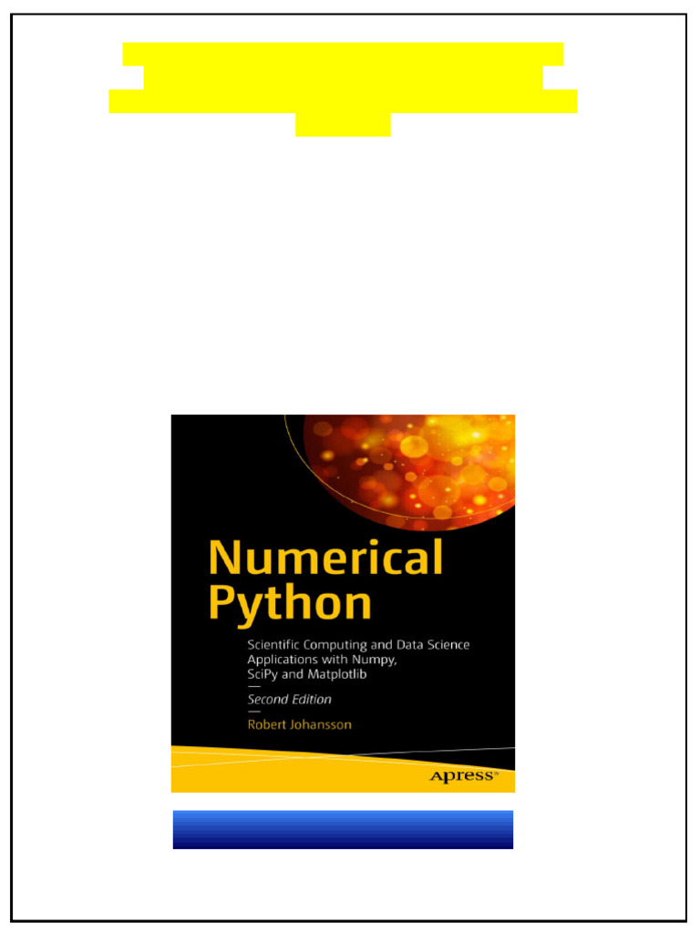 Numerical Python: Scientific Computing and Data Science Applications ...