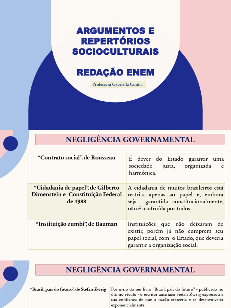 Negligência Governamental e Desigualdade Social | PDF | Sociologia ...
