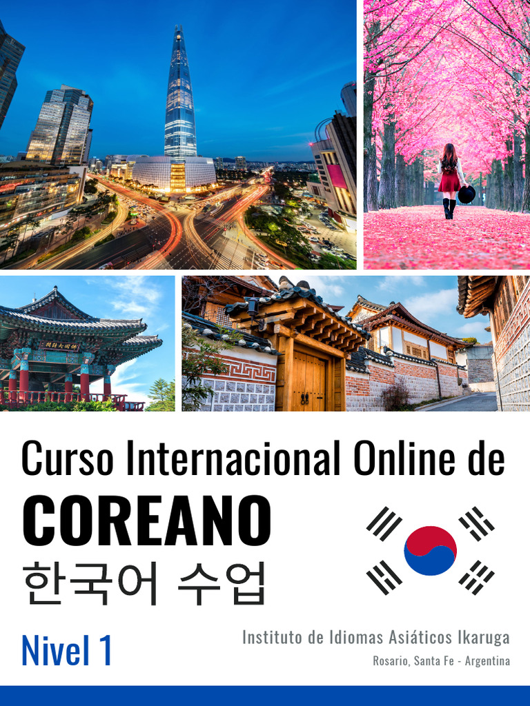 Curso Online de Coreano Nivel 1 | PDF | Lenguaje Koreano | Corea del Sur