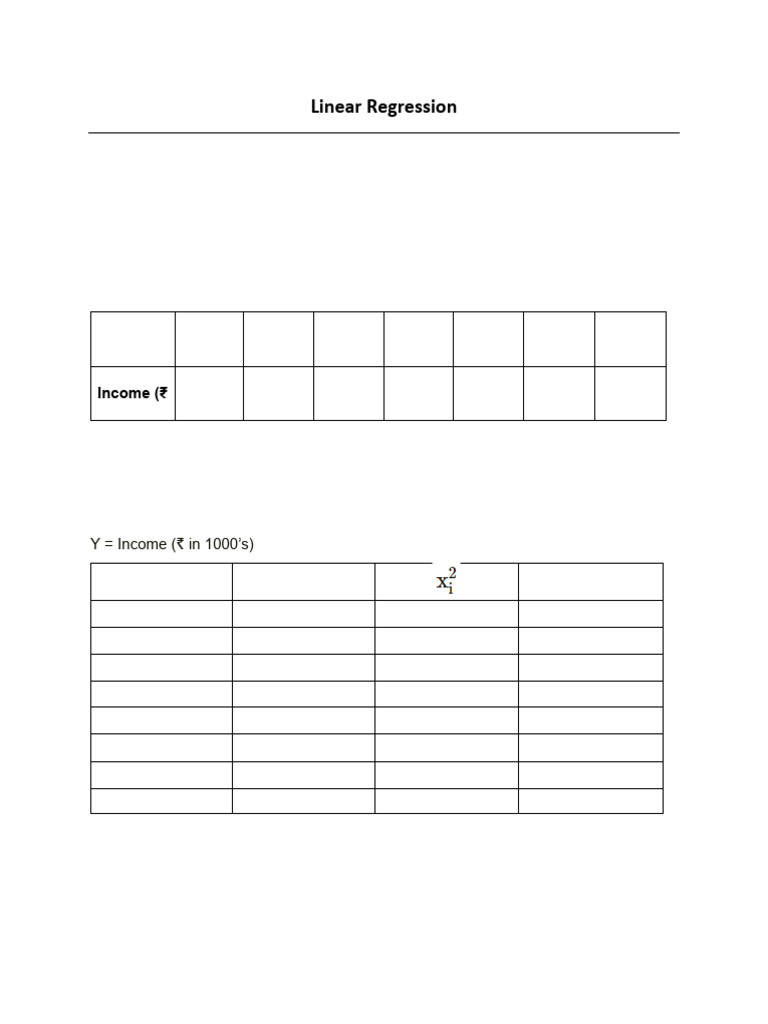 Linear Regression Analysis Exercises | PDF | Regression Analysis ...