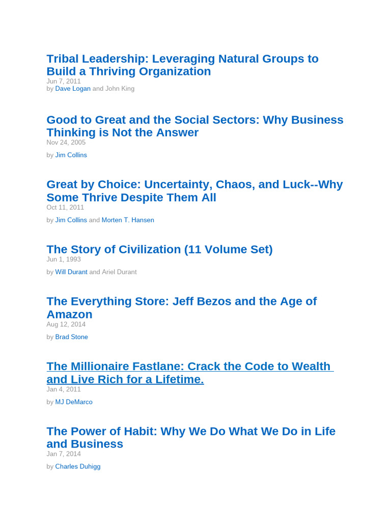 Tribal Leadership for Thriving Organizations | PDF