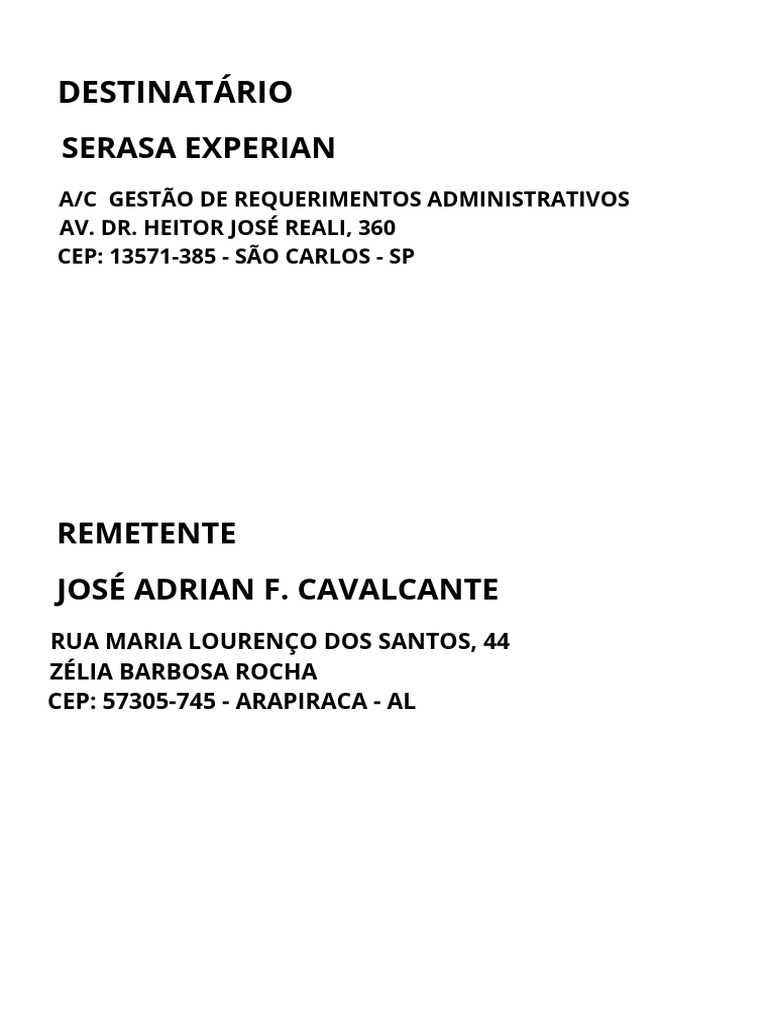 Endereço para Enviar de Destinatário e Remetente - 20250924 - 185643 ...