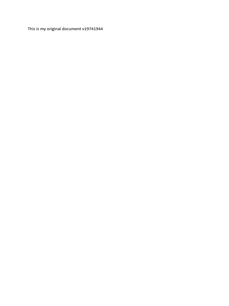 This Is My Original Document v19741944 | PDF