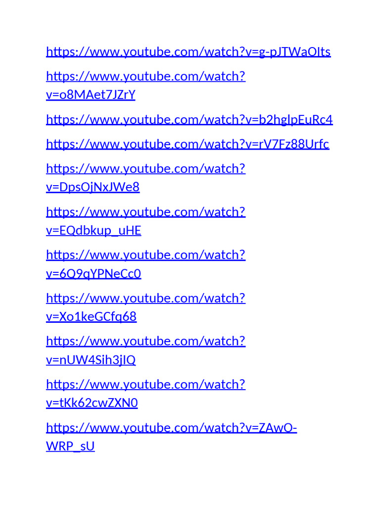 YouTube Video Collection Guide | PDF