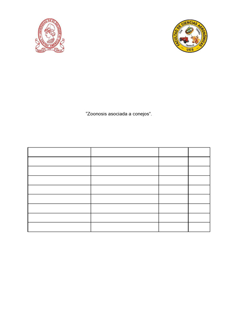 Zoonosis en Conejos: Riesgos y Prevención | PDF | Diarrea | Virus