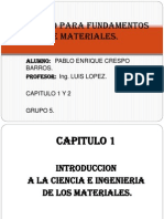 Trabajo Para Fundamentos de Materiales