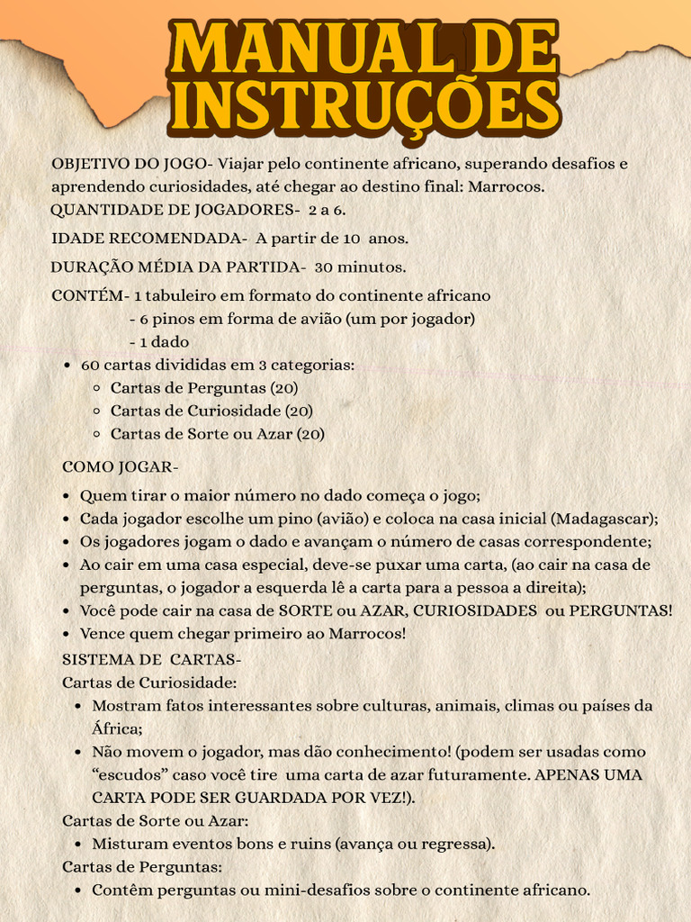 Manual de Instrução | PDF