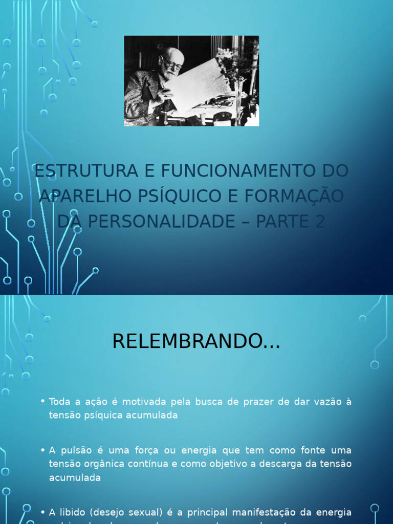Estrutura do Aparelho Psíquico e Personalidade | PDF | Autoimagem ...