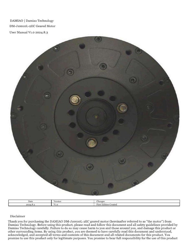 DM-J10010L-2EC User Manual | PDF
