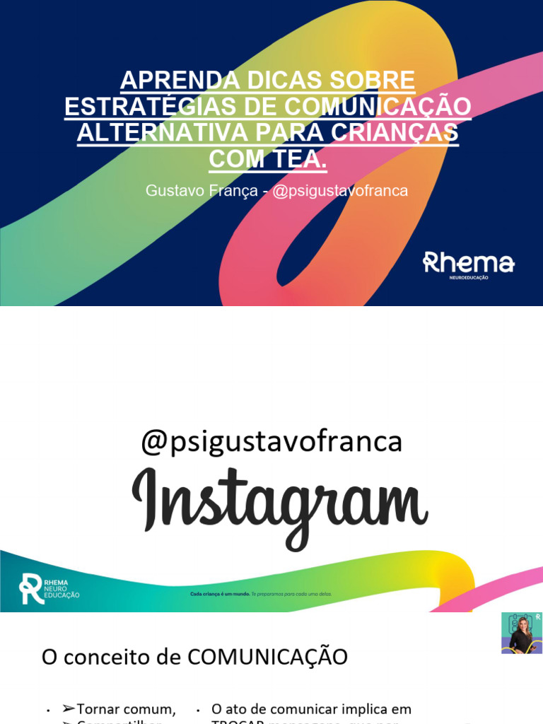Estratégias de Comunicação para TEA | PDF | Comunicação | Autismo