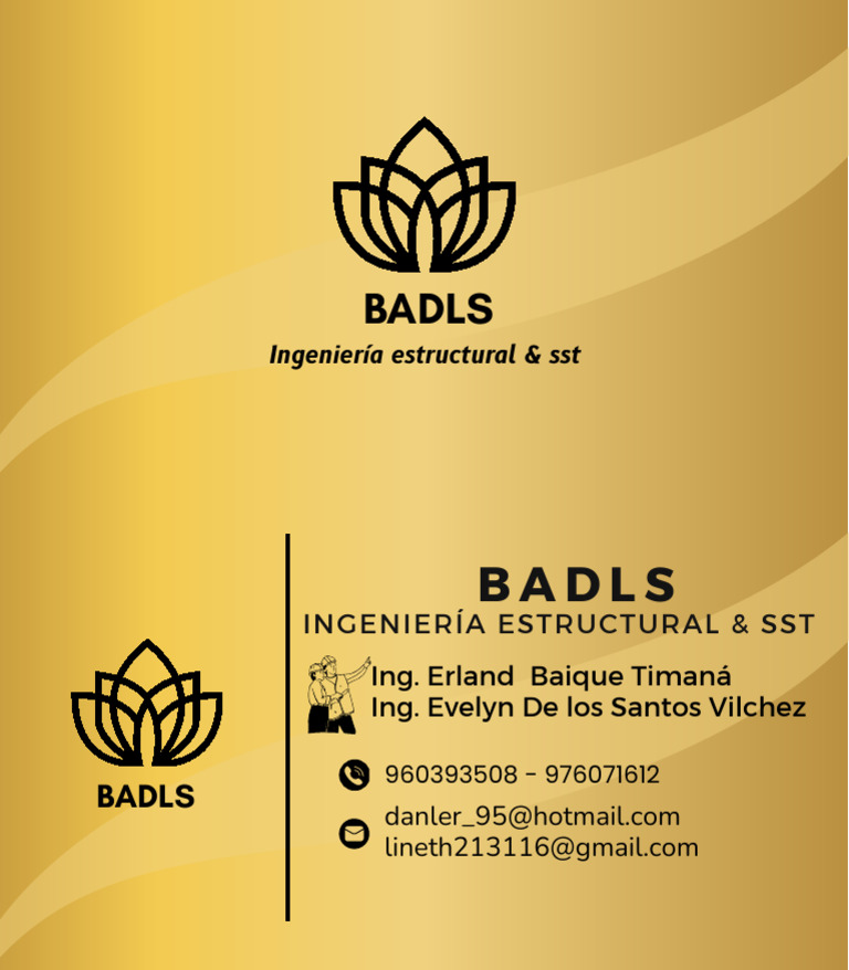 Tarjeta de Presentación Badls | PDF