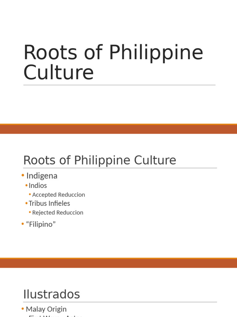Roots of Philippine Culture Explained | PDF