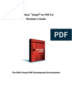 Codegear Delphi For PHP 2.0 Reviewer'S Guide: The Rad Visual PHP Development Environment