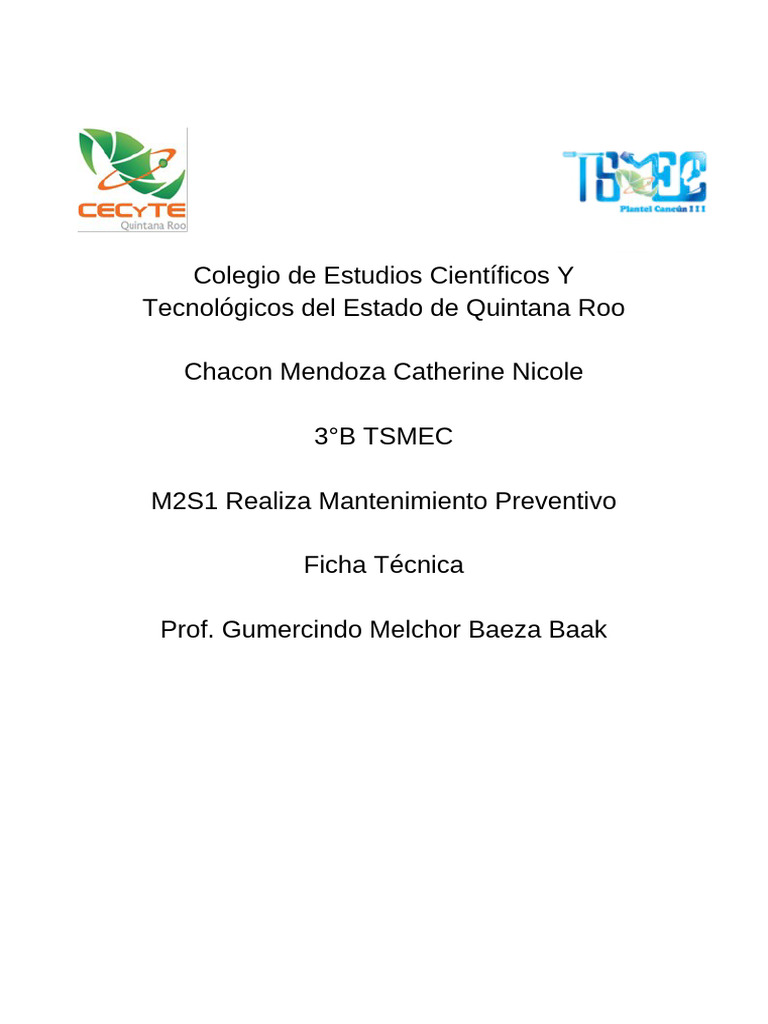 Chacon Mendoza 3B Tsmec A3 M2S1 | PDF | Hardware de la computadora ...
