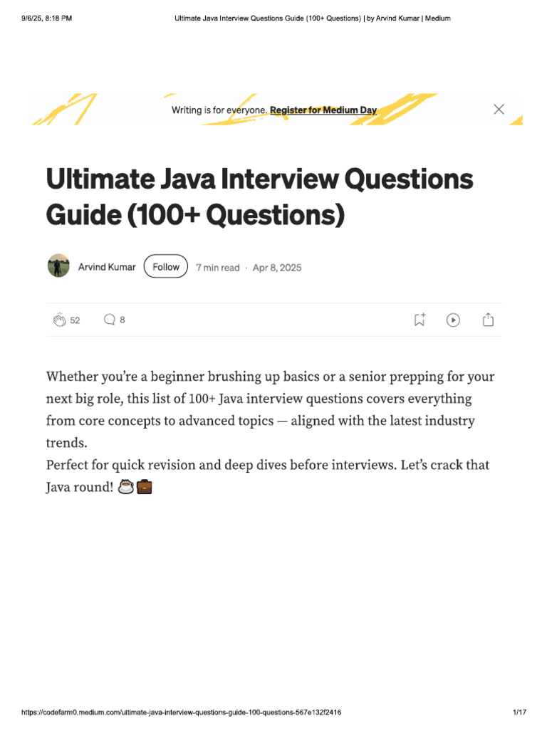 Interview q1 | PDF
