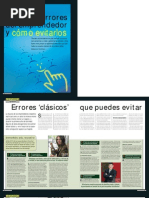 Los 35 Errores Del Emprendedor y Como Evitarlos