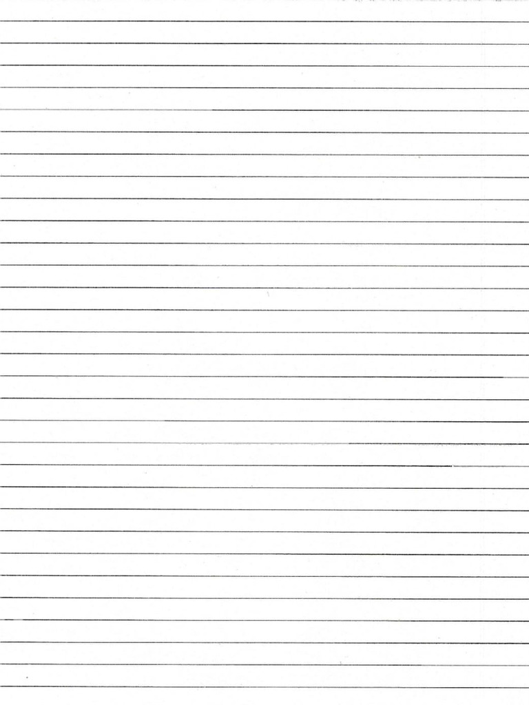 Ruled Page | PDF