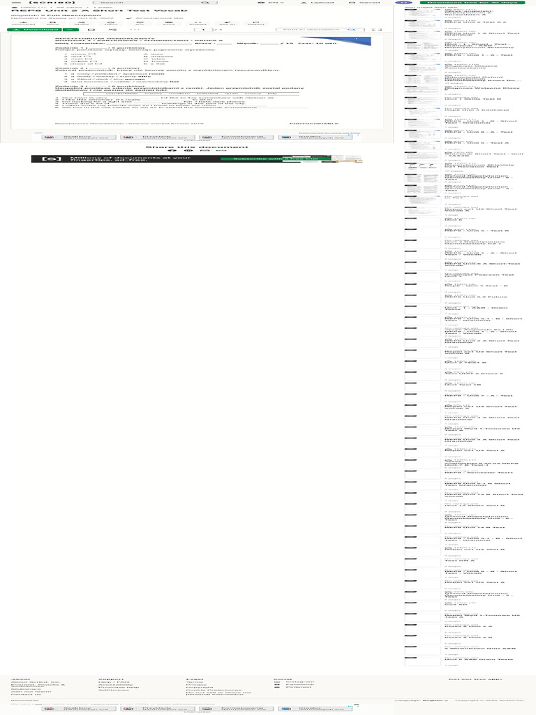 REP8 Unit 2 Vocabulary Test | PDF | Scribd | Digital Technology