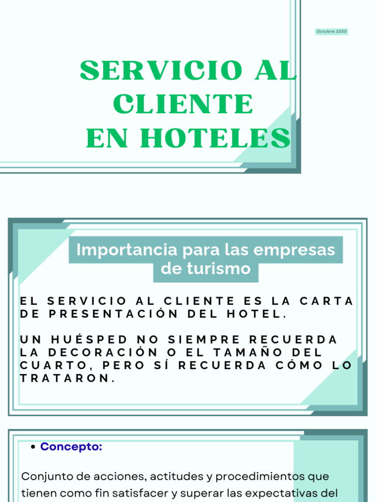 Claves del Servicio al Cliente en Hoteles | PDF | Hotel | Cliente