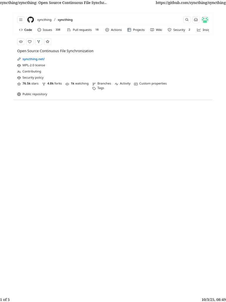 Syncthing - Syncthing - Open Source Continuous File Synchronization ...