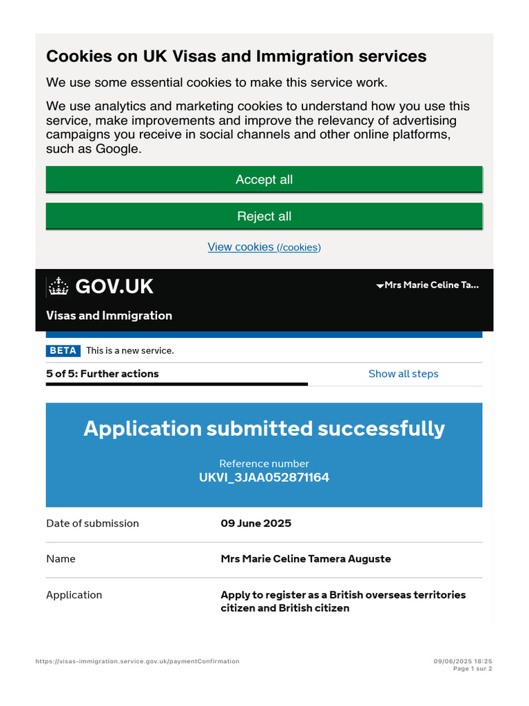 Application Complete | PDF