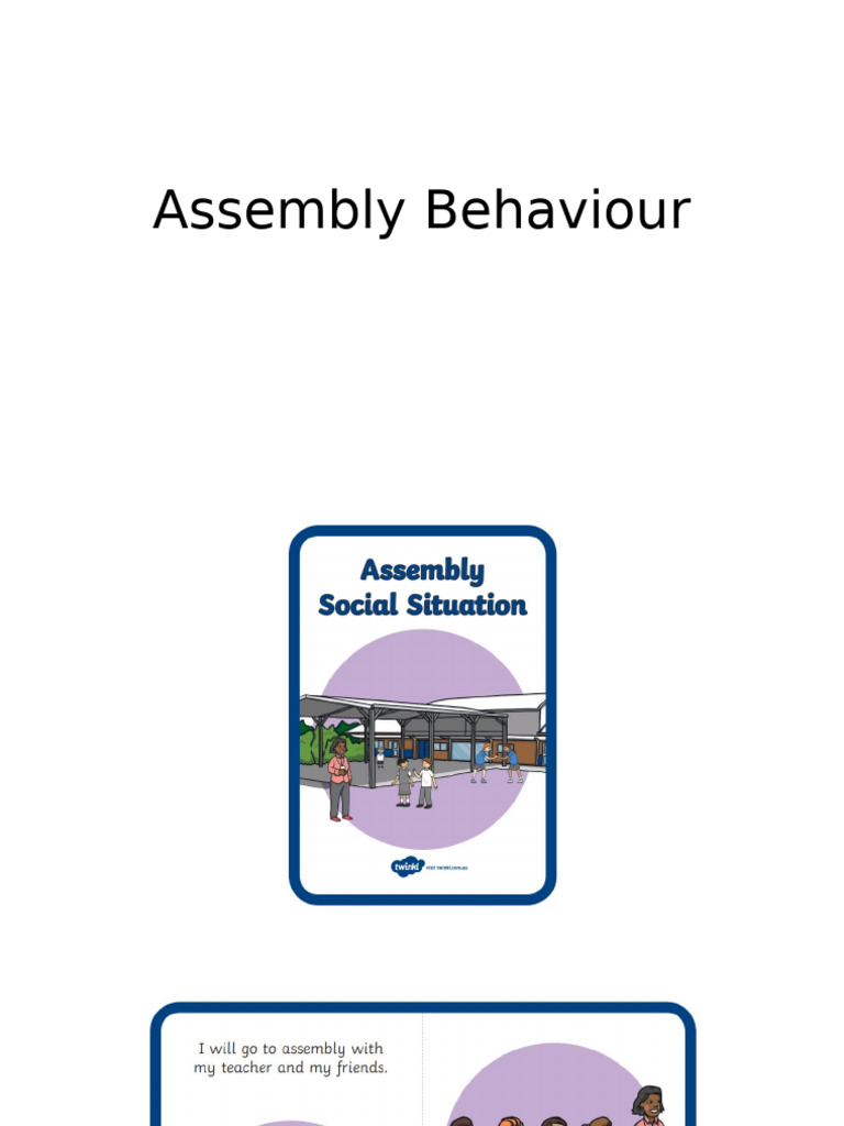 Assembly Behaviour Expectations | PDF