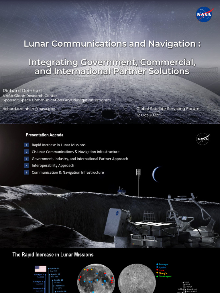 Lunar Communications & Navigation Strategy | PDF | Moon | Nasa Deep ...