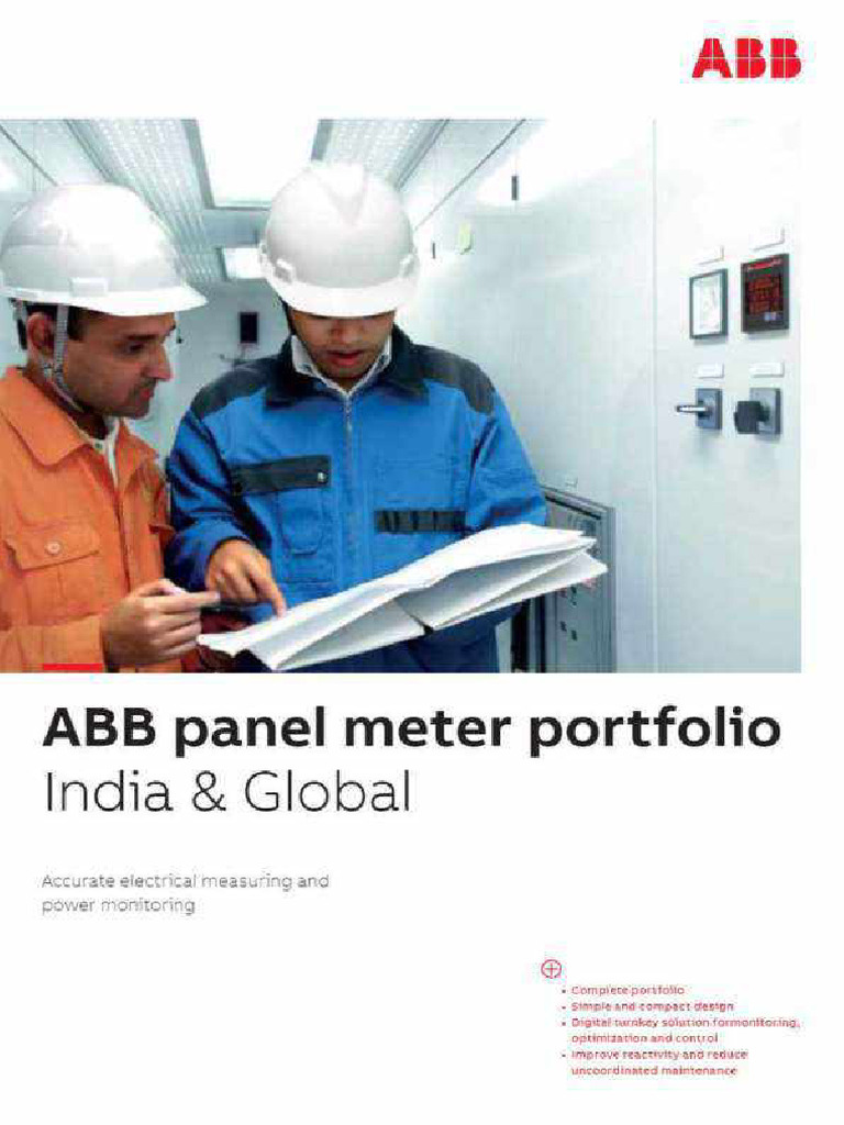ABB Panel Meter Portfolio | PDF