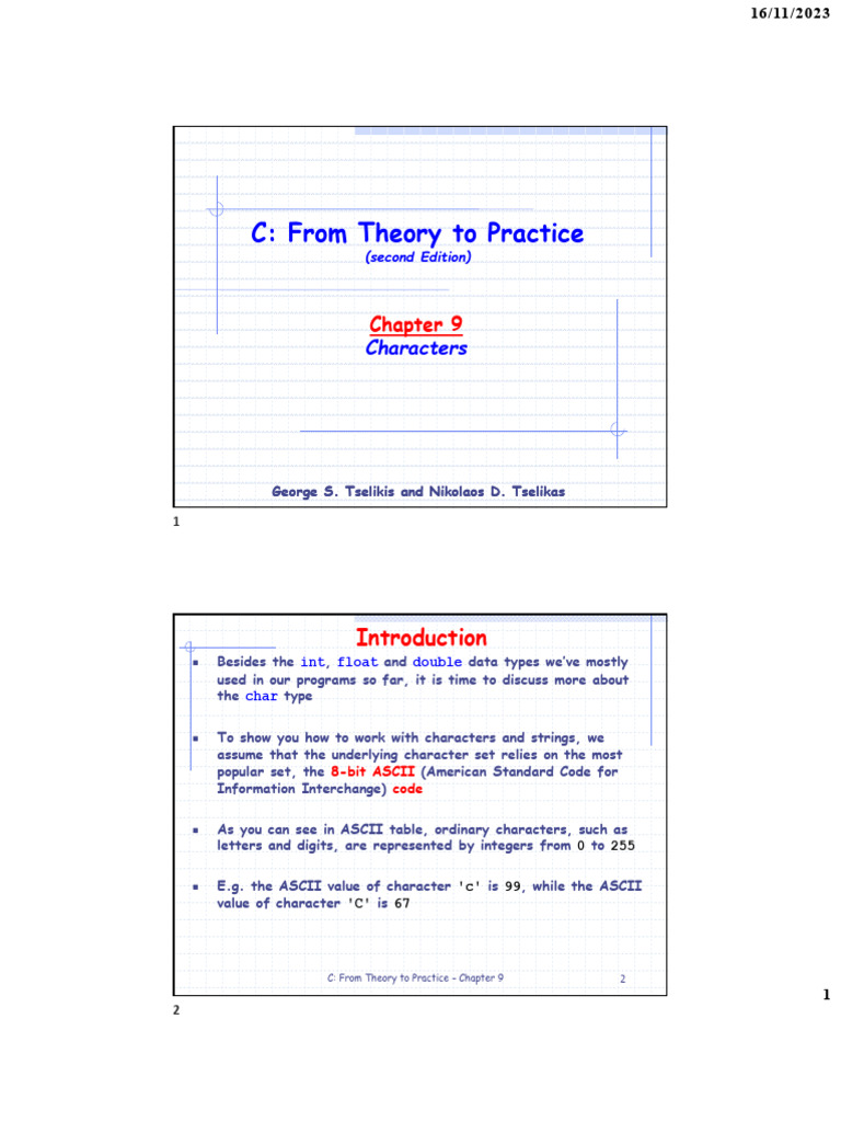 Chapter 09 v2 Character | PDF | Ascii | Character Encoding