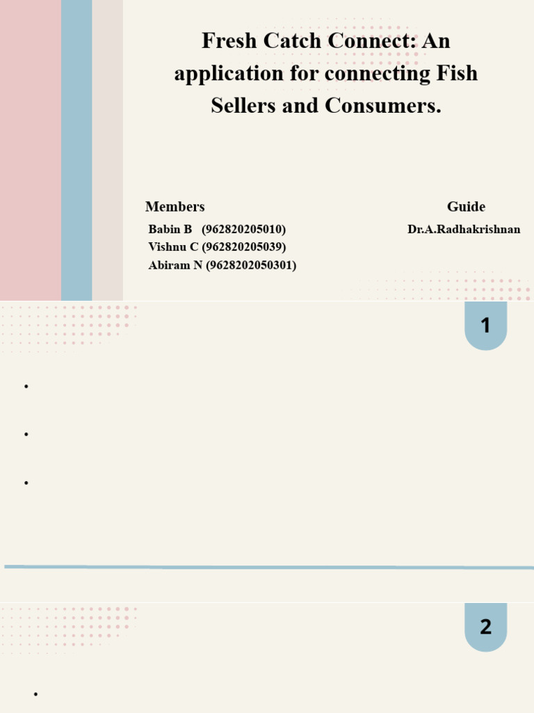 Fresh Catch Connect: Seafood App Guide | PDF