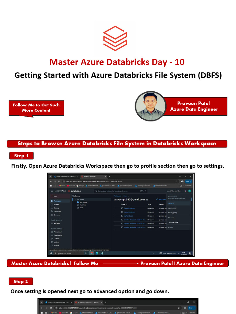 Databricks File System in Azure Databricks | PDF | File System | Data