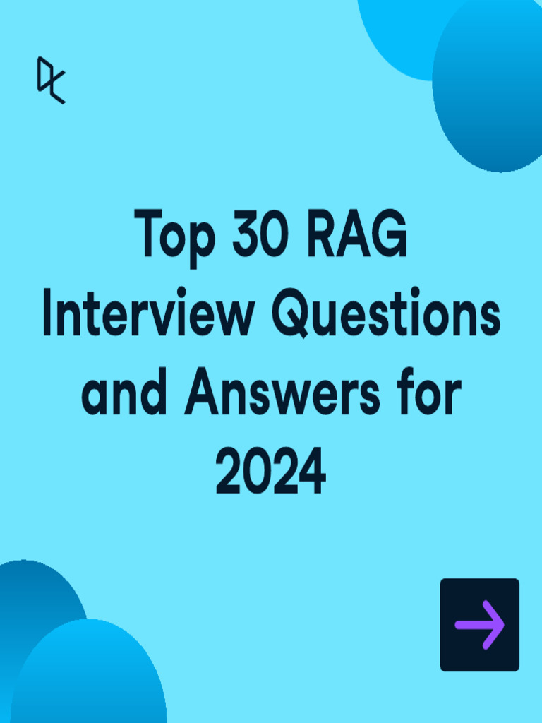 Top 30 RAG Interview Questions 2024 | PDF