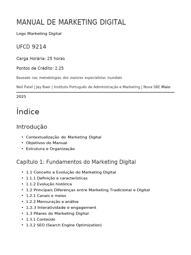 Guia Completo de Marketing Digital | PDF | Marketing | SEO