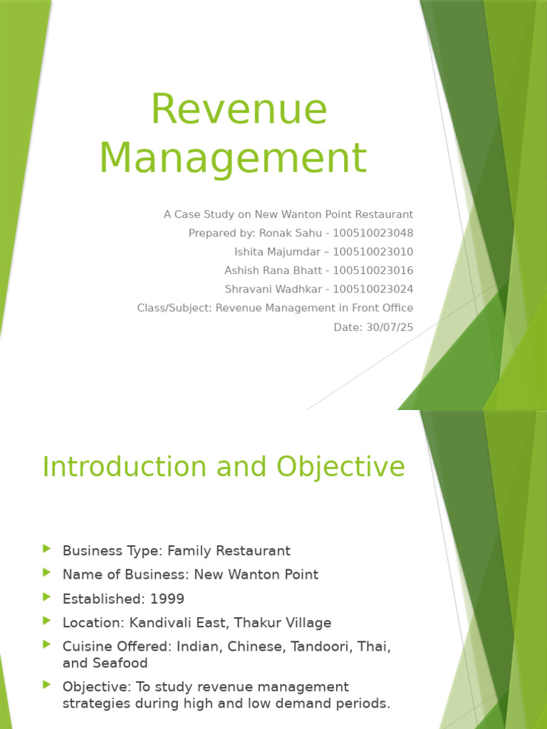 Revenue Management | PDF