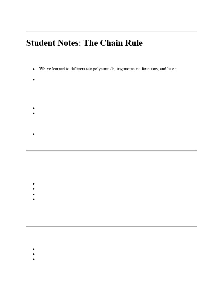 Understanding the Chain Rule in Calculus | PDF | Trigonometric ...