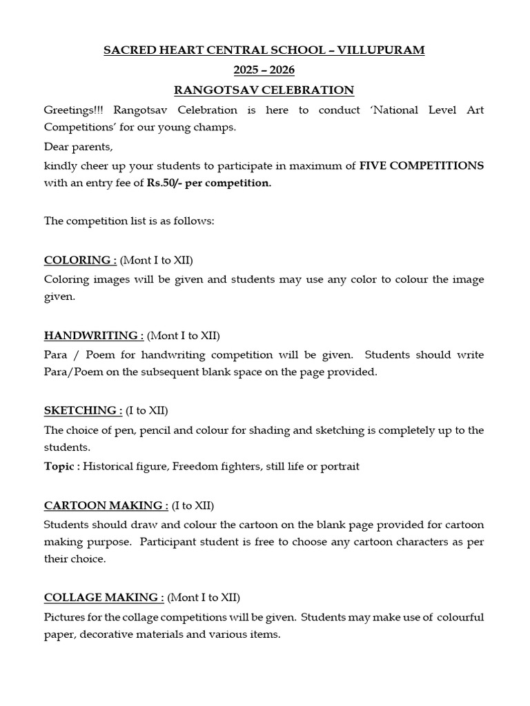 Rangotsav Celebration 1 | PDF