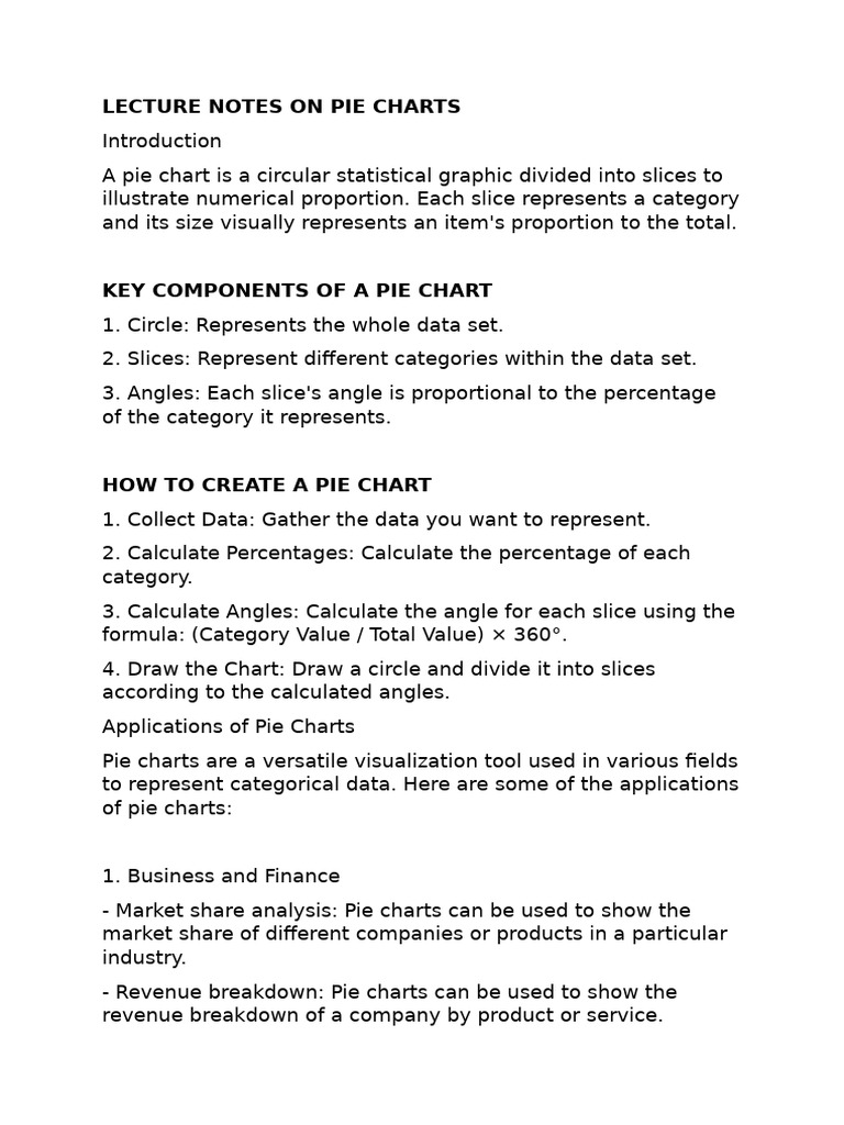 Creating Effective Pie Charts | PDF | Pie Chart