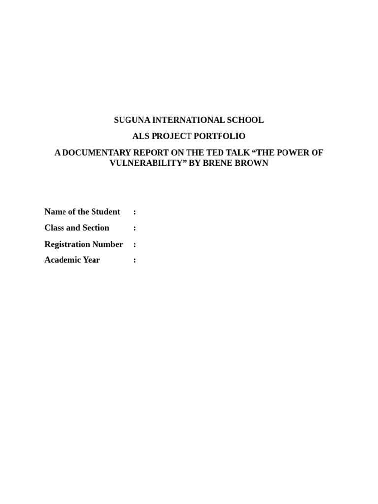 Exploring Brené Brown's Vulnerability Insights | PDF | Vulnerability ...