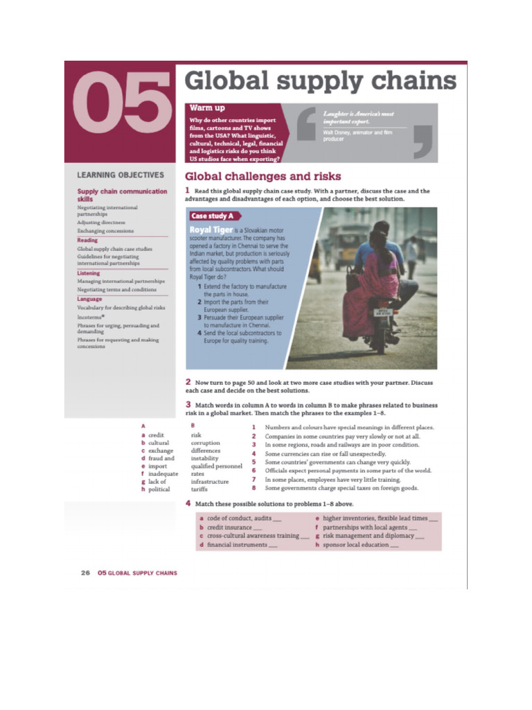 Global Supply Chains | PDF