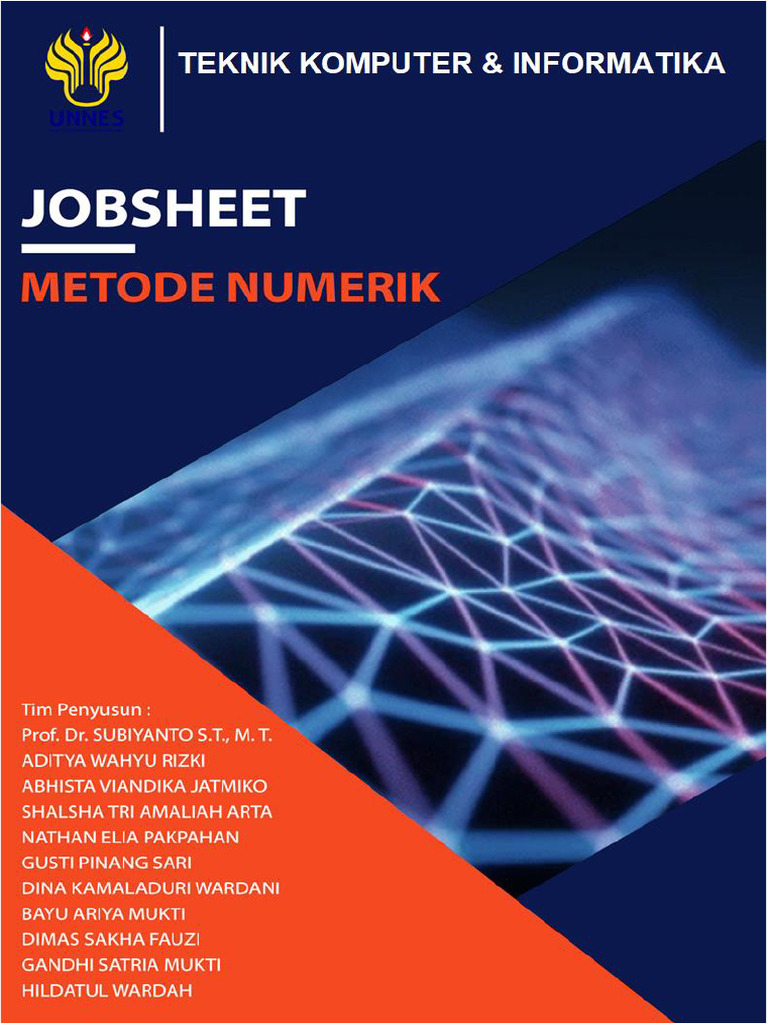 Jobsheet Praktik Metode Numerik S1 | PDF