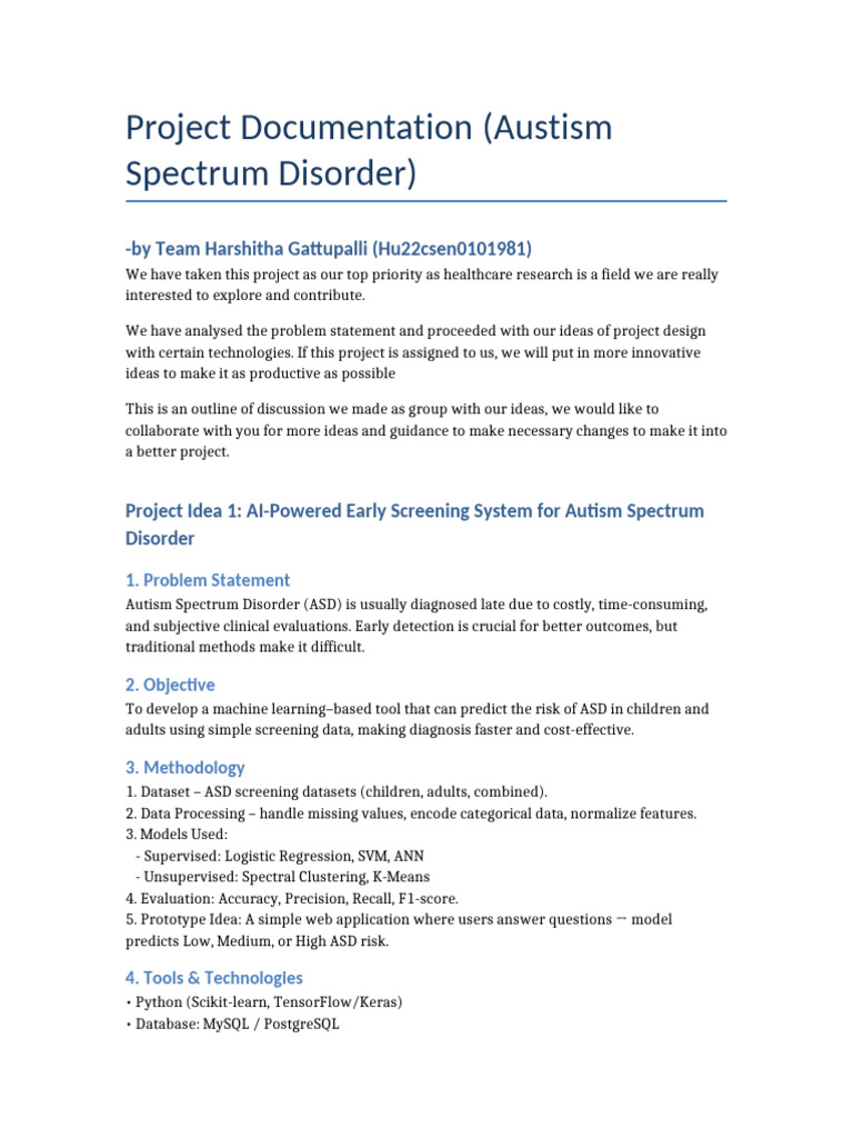 ASD Project Documentation | PDF | Cluster Analysis | Machine Learning