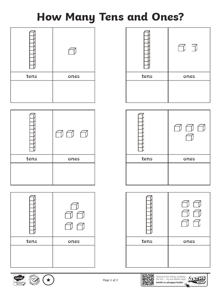 T M 1631602206 Tens and Ones To 20 Activity Sheet Ver 4 | PDF