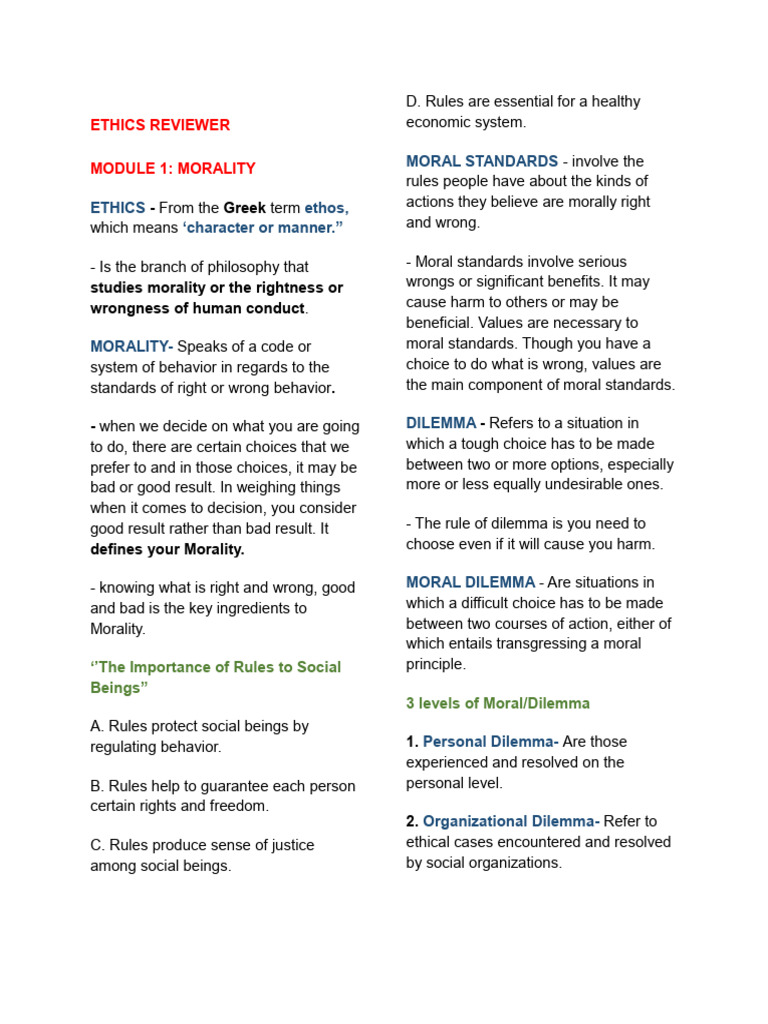 Understanding Morality and Ethics | PDF | Morality | Relativism