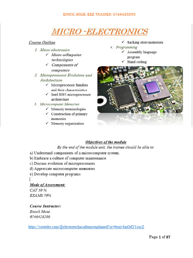 Microelectronics Overview and Concepts | PDF | Computer Data Storage ...