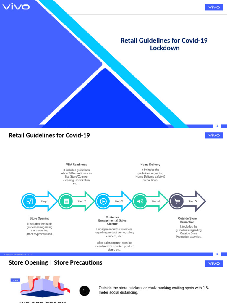 Retail Guidelines For Covid-19 | PDF