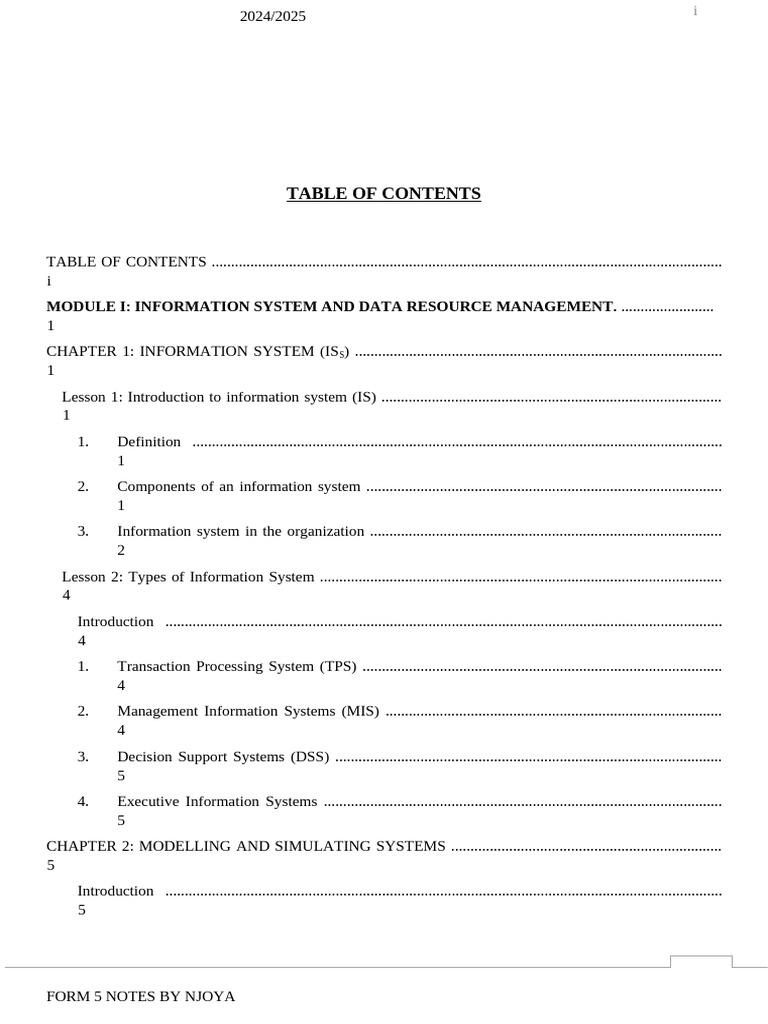 Information Systems and Data Management Guide | PDF | Databases | Html