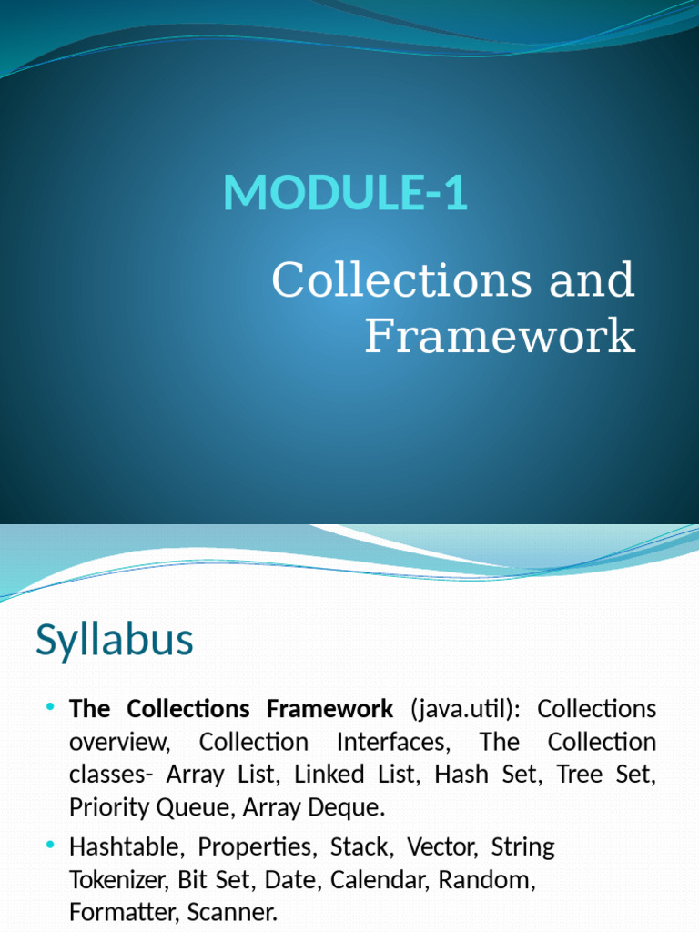 Java Collections Framework Overview | PDF | Class (Computer Programming ...