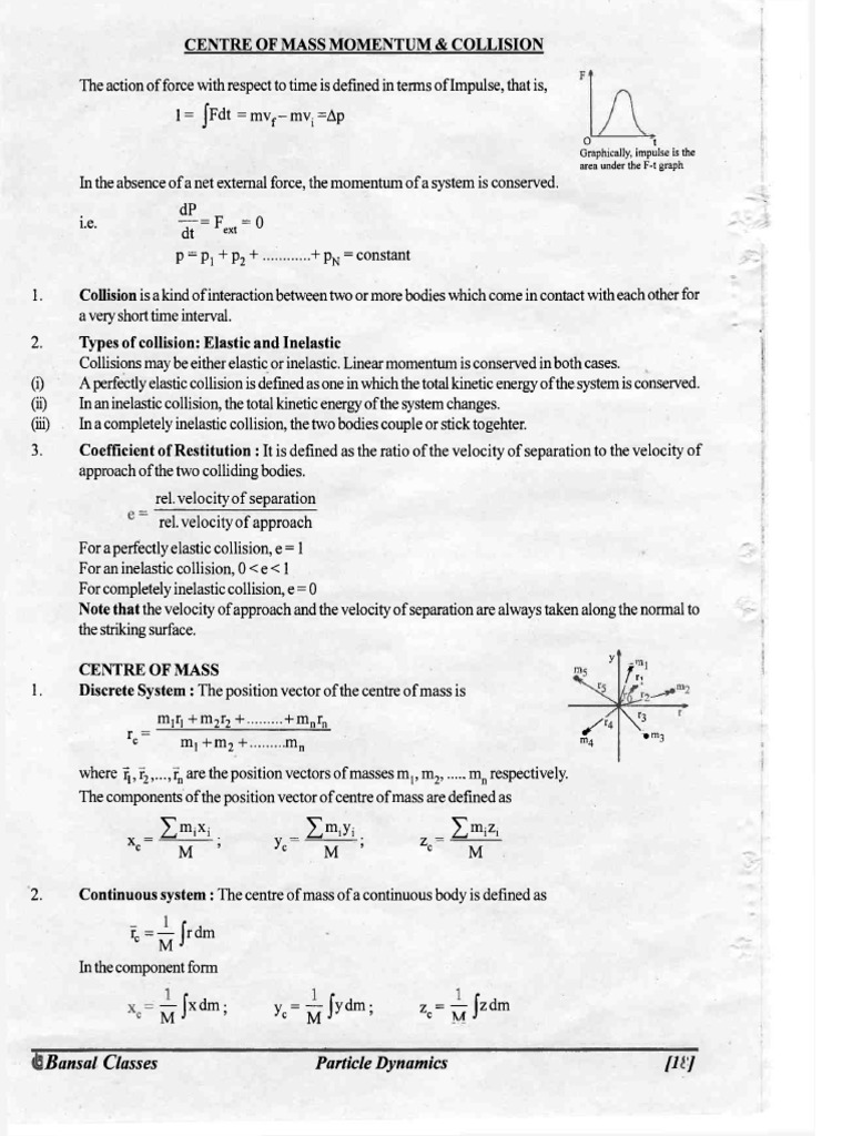 Momentum and Collision Dynamics Explained | PDF | Collision | Momentum