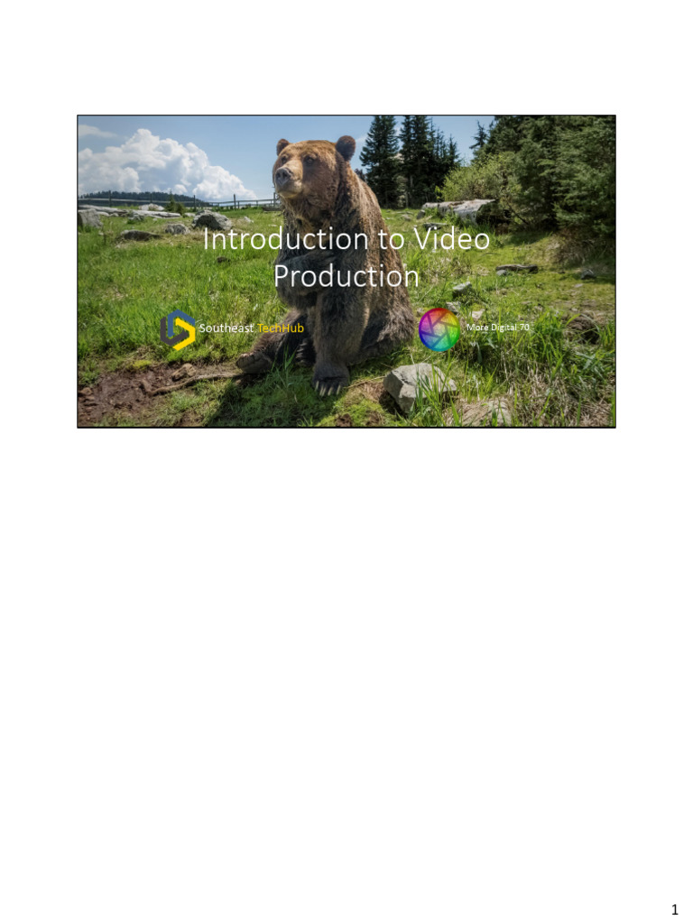 Video Production Essentials Guide | PDF | Exposure (Photography ...