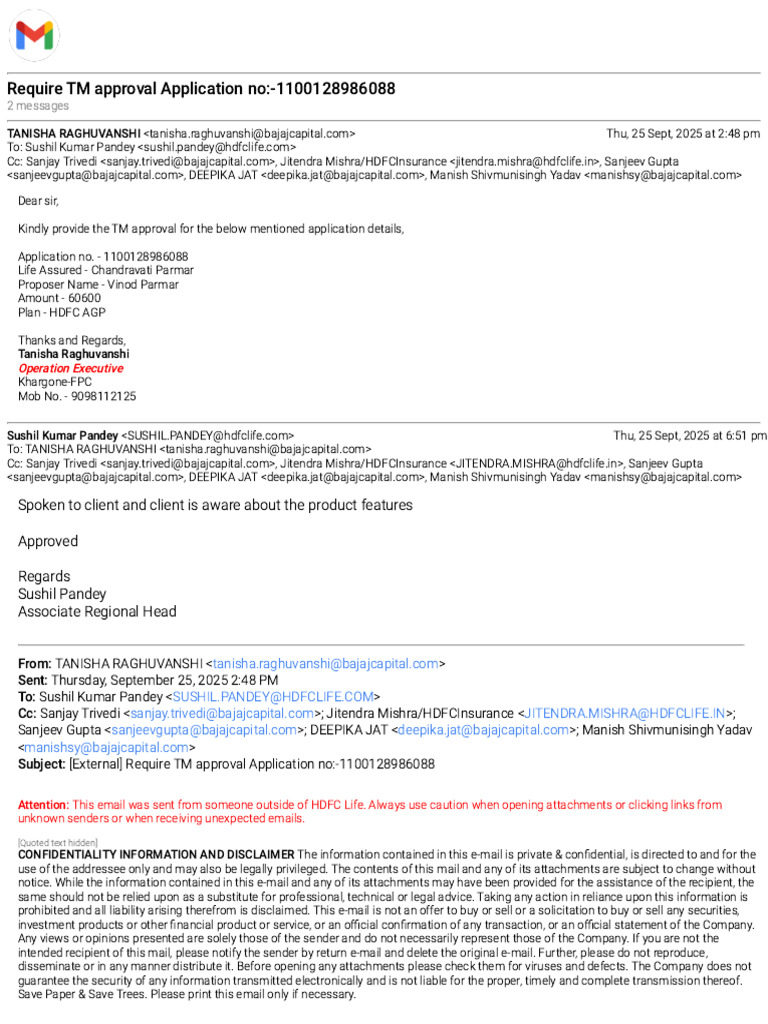 TM Approval Request for Application 1100128986088 | PDF